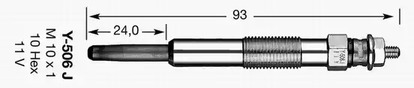 Свеча накаливания d-power NGK 2419